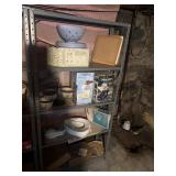 Shelf with contents