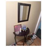 Hall stand and mirror