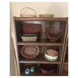 Assorted baskets and candles