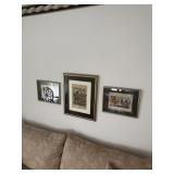 3pc signed Egyptian art