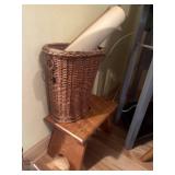 Stool and basket