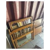 Furniture and mirror
