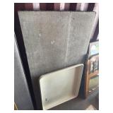 1/2 hard board 3-1/2 pieces and washing pan