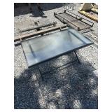 Folding patio table