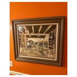 Painting on canvas signed h.Hargrove