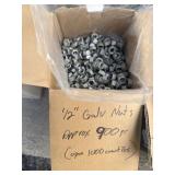 1/2 in galvanized nuts approx 900