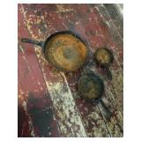 Cast iron pans