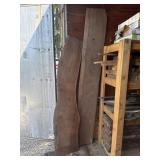 Live edge walnut 6 and 7ft 12-18in w