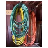 Air hoses and extension chords
