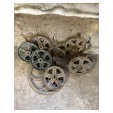 Iron wheels