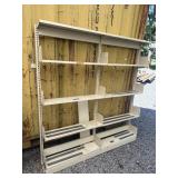 Metal shelving
