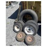 Utility wheels and trailer tires
