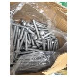 1/2 in carriage bolts 1 box