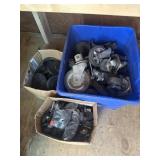 Large lot of castors