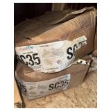 2 boxes angle brackets