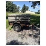 Utility trailer with registration