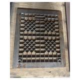 Iron grate