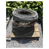 Copper coating and galvanized wire