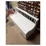 Lift top bench