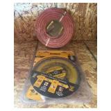Torch hoses and saw blades