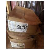 3 boxes angle brackets
