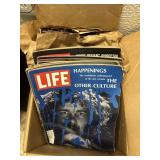 Box full of life magazines