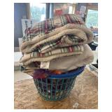 Basket with contents