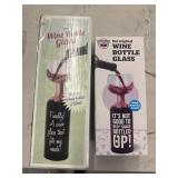 Wine bottle glasses
