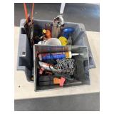 Bin with contents