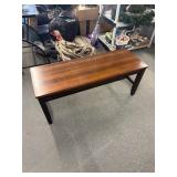 Wood bench