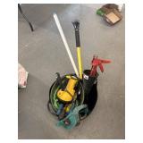 Bucket with contents