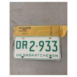 Dealer plate