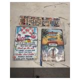 Metal signs