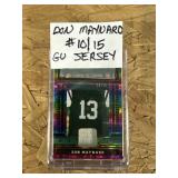 Don Maynard 10/15 Jersey card