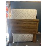 Mattress and box with headboard