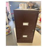 File cabinet with key