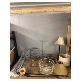 Baskets, lamps and home decor