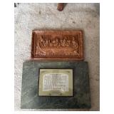 Marble cutting board and last supper