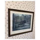 The covered bridge print