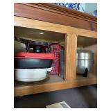 Contents of cabinet
