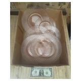 Pink depression plates