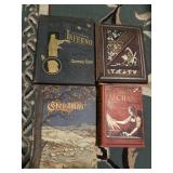 Antique books including Danteï¿½s inferno