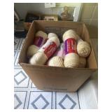 Large lot of yarn