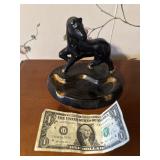 Vintage horse ash tray