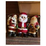 Santa statues