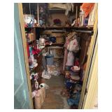 Contents of closet