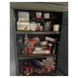 Contents of cabinet