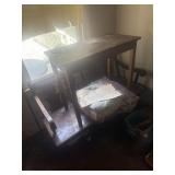 Bench , table and cage stand