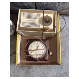 Vintage clocks and radios