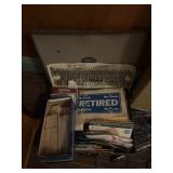 Case full of ephemera